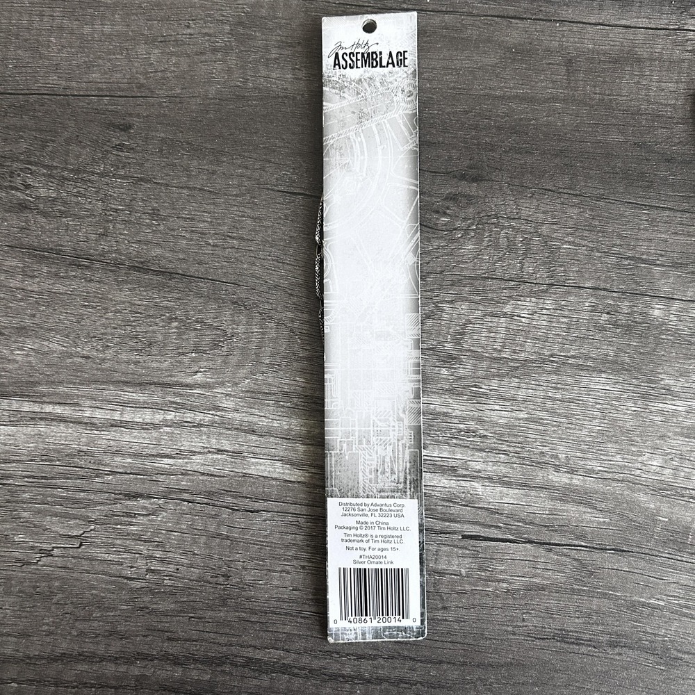 Tim Holtz Idea-ology Lot Label Tape Faucet Knobs Odds Ends Assemblage Chain New - Picture 3 of 10
